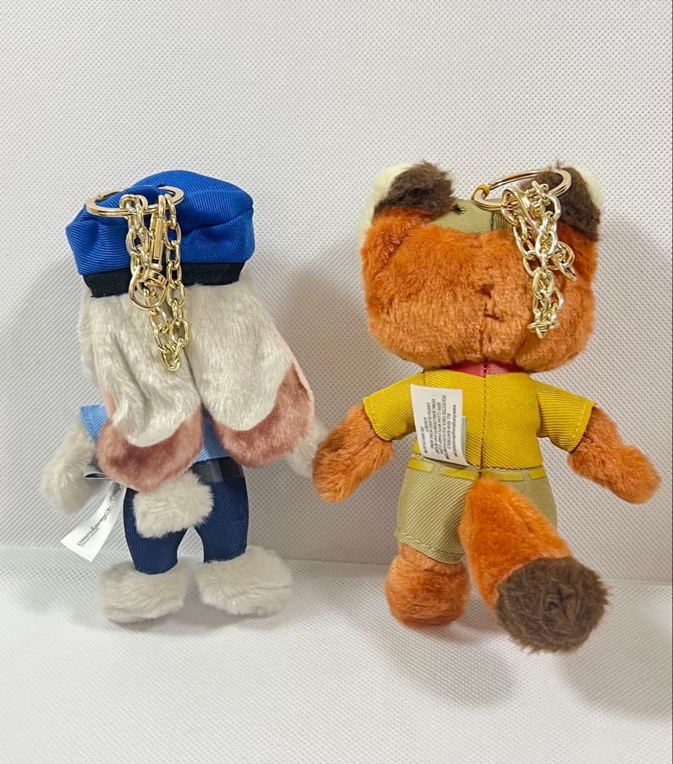 ジュディ・ホップス & ニック・ワイルド ぬいぐるみセット キーチェーン