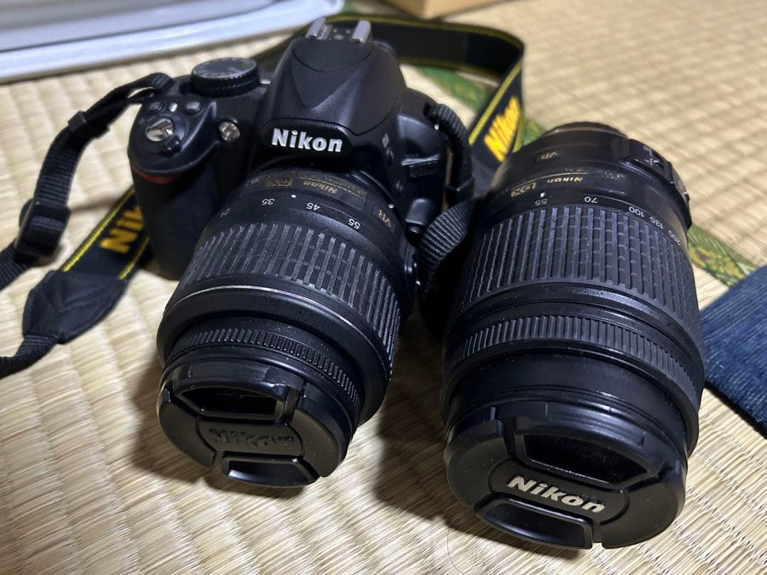 望遠レンズ付き Nikon D3100 デジタル一眼レフカメラ ジャンク