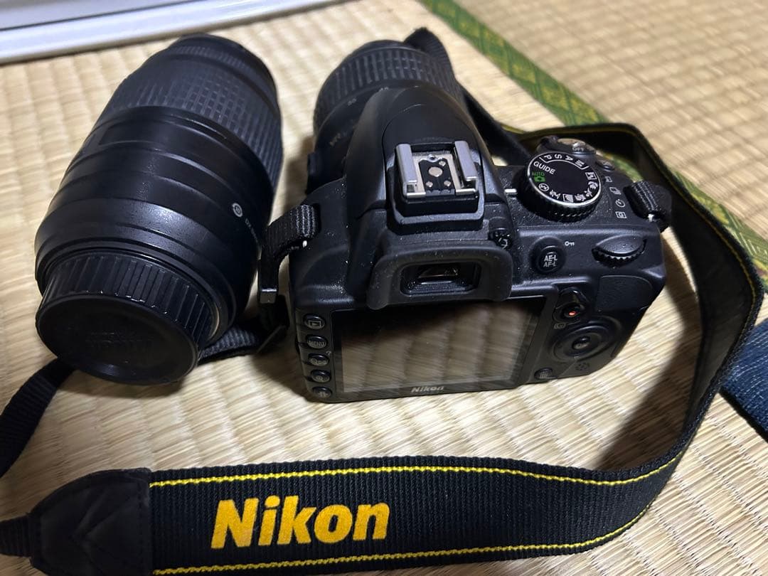 望遠レンズ付き Nikon D3100 デジタル一眼レフカメラ ジャンク