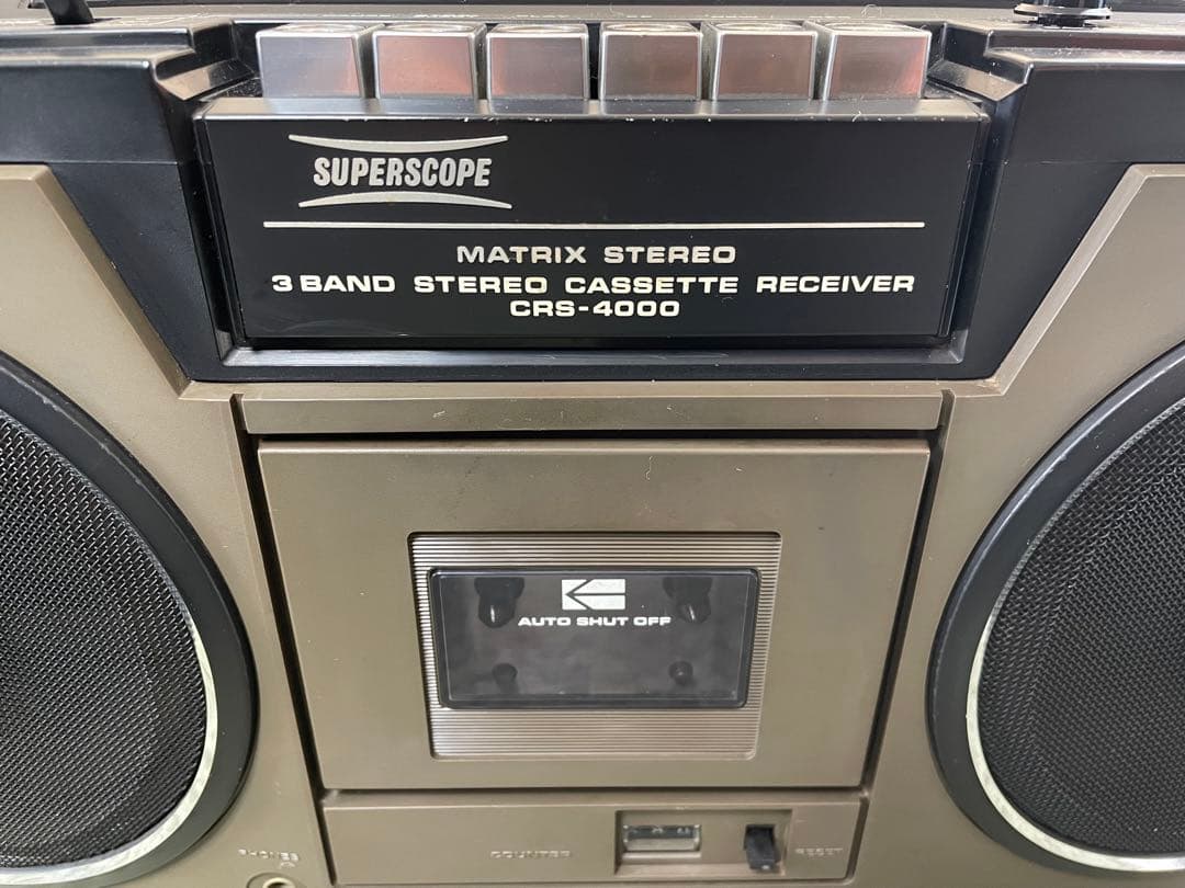 マランツ SUPERSCOPE CRS-4000 ステレオラジカセ