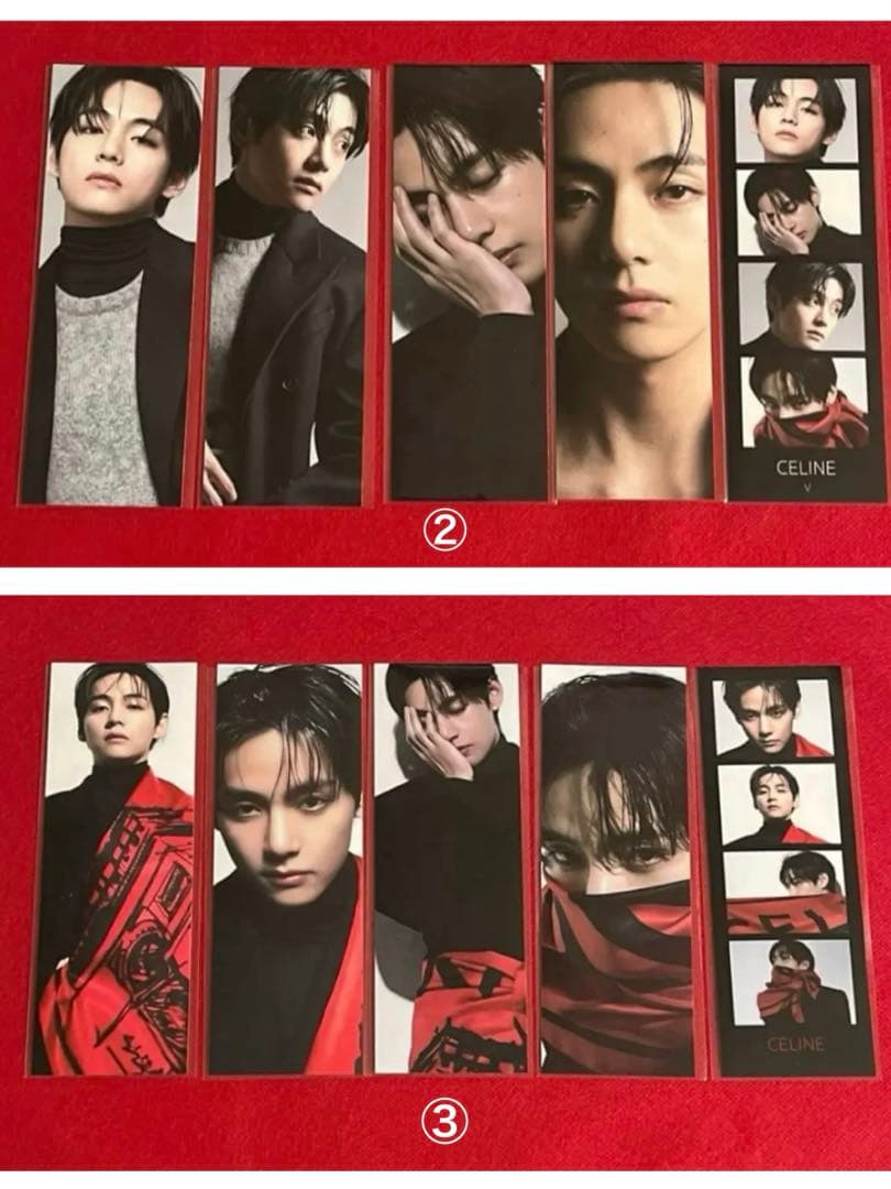 BTS ブックマーク・ロングステッカー♡Ｖ