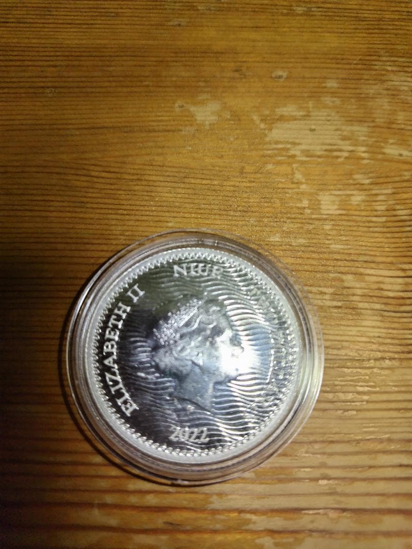 海賊スカルデザイン 銀貨 2022年 ニュージーランド