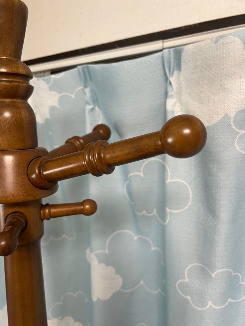 美品送料込‼️ TOCOM あずま工芸 ポールハンガー コートハンガー 天然木