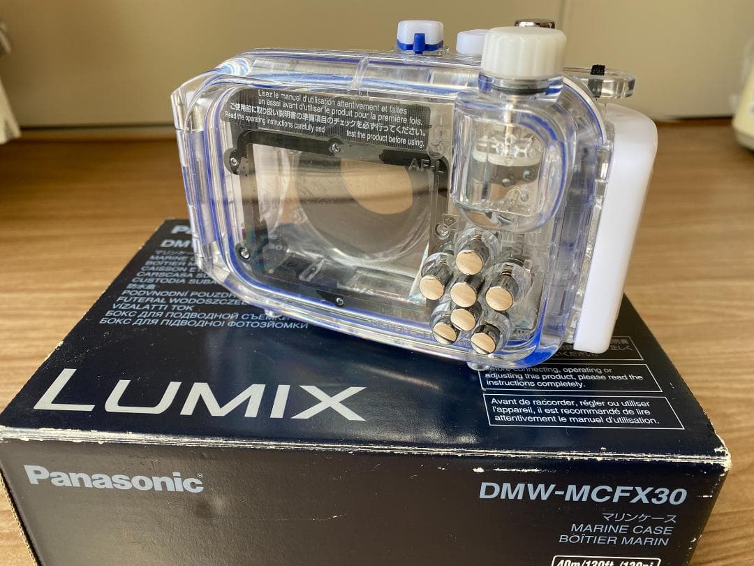 LUMIX FX33 水中ハウジングセット+予備電池+SDカード+ケース