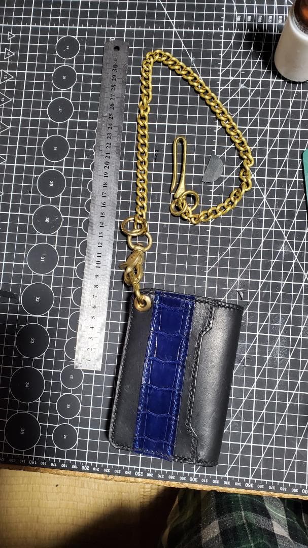 ウォレットチェーン 真鍮