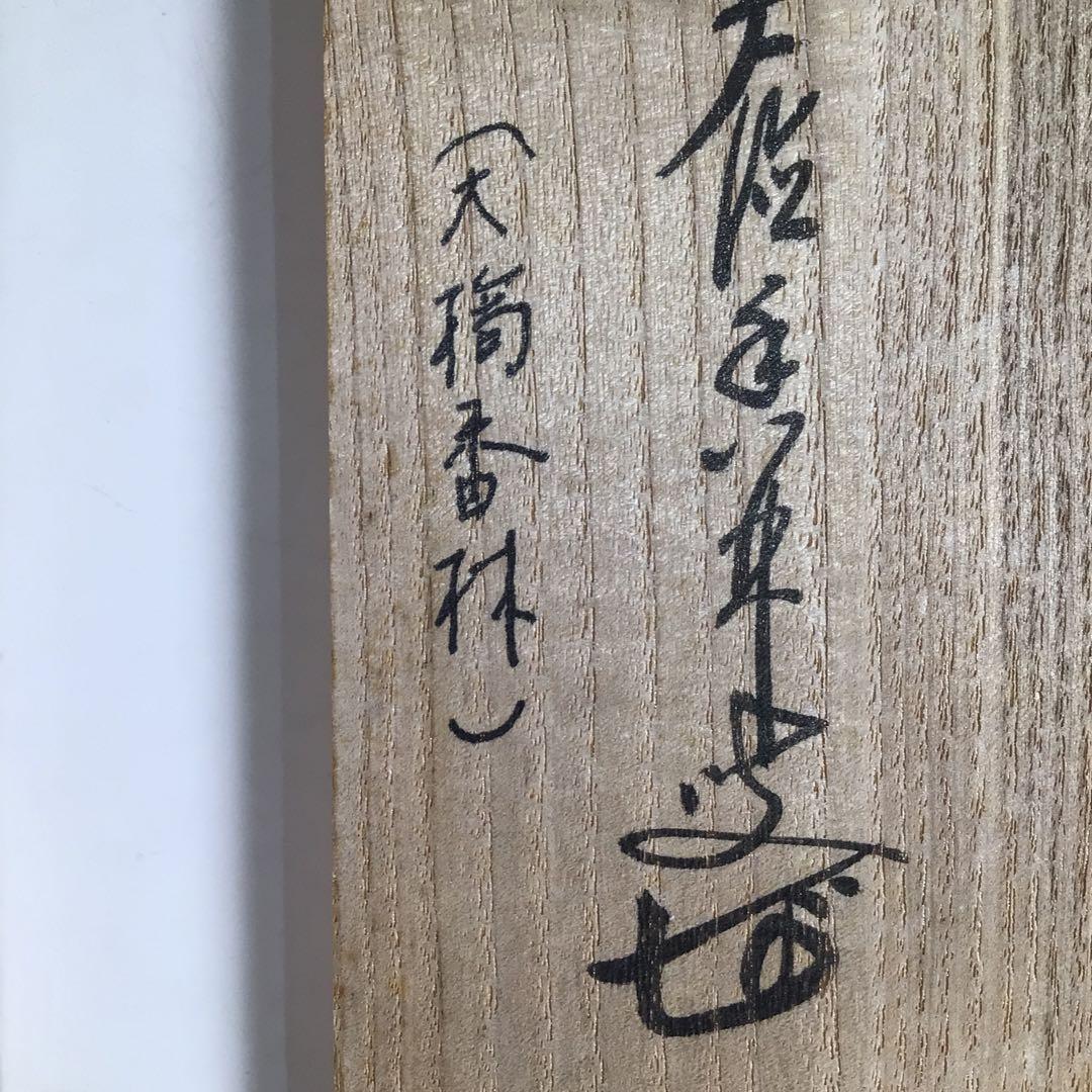 Ｇ３１２　掛軸　大徳寺　大橋香林　『松無古今色』　共箱　『真作』　肉筆　一行書