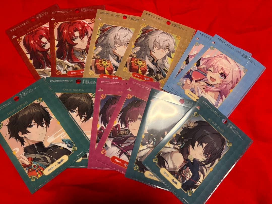 森永製菓　DARS ダース　崩壊　スターレイル　クリアファイル 2セット