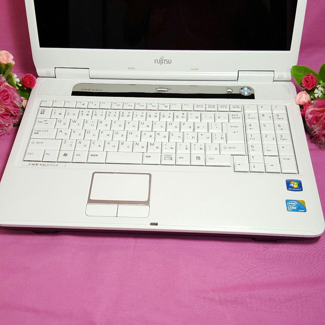 Win10□HDD320G&メモリ4G✧HDMI&テンキ✧ホワイトBIBLO❣❣