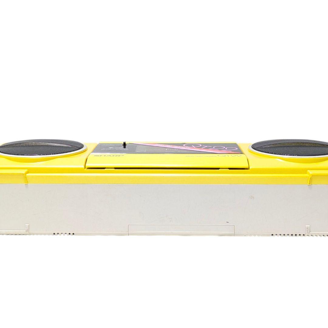 昭和ポップな黄色が可愛い！ラジオOK・SHARP QT-22【外観美品】