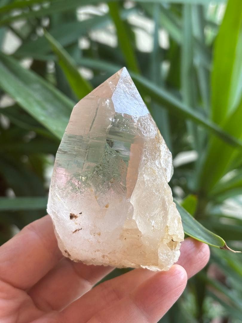 パキスタン　ハシュピ産　ヒマラヤクォーツポイント　ヒマラヤ水晶268g