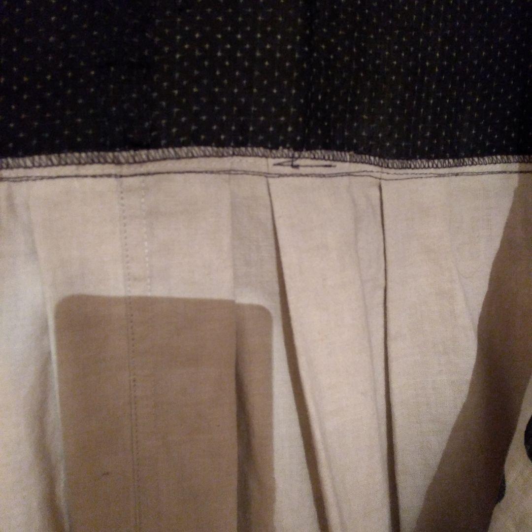 古布リメイク　羽織り　激渋