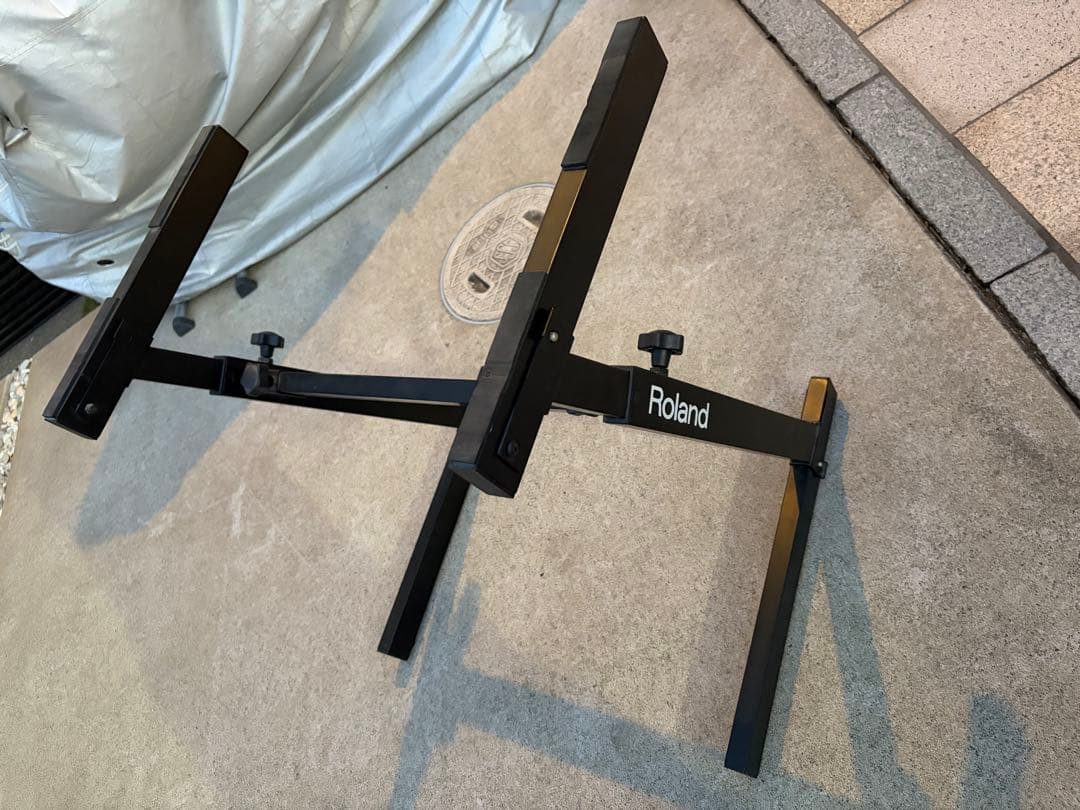 Roland 電子ピアノ用　シンセサイザー用スタンド 黒KS-18Z