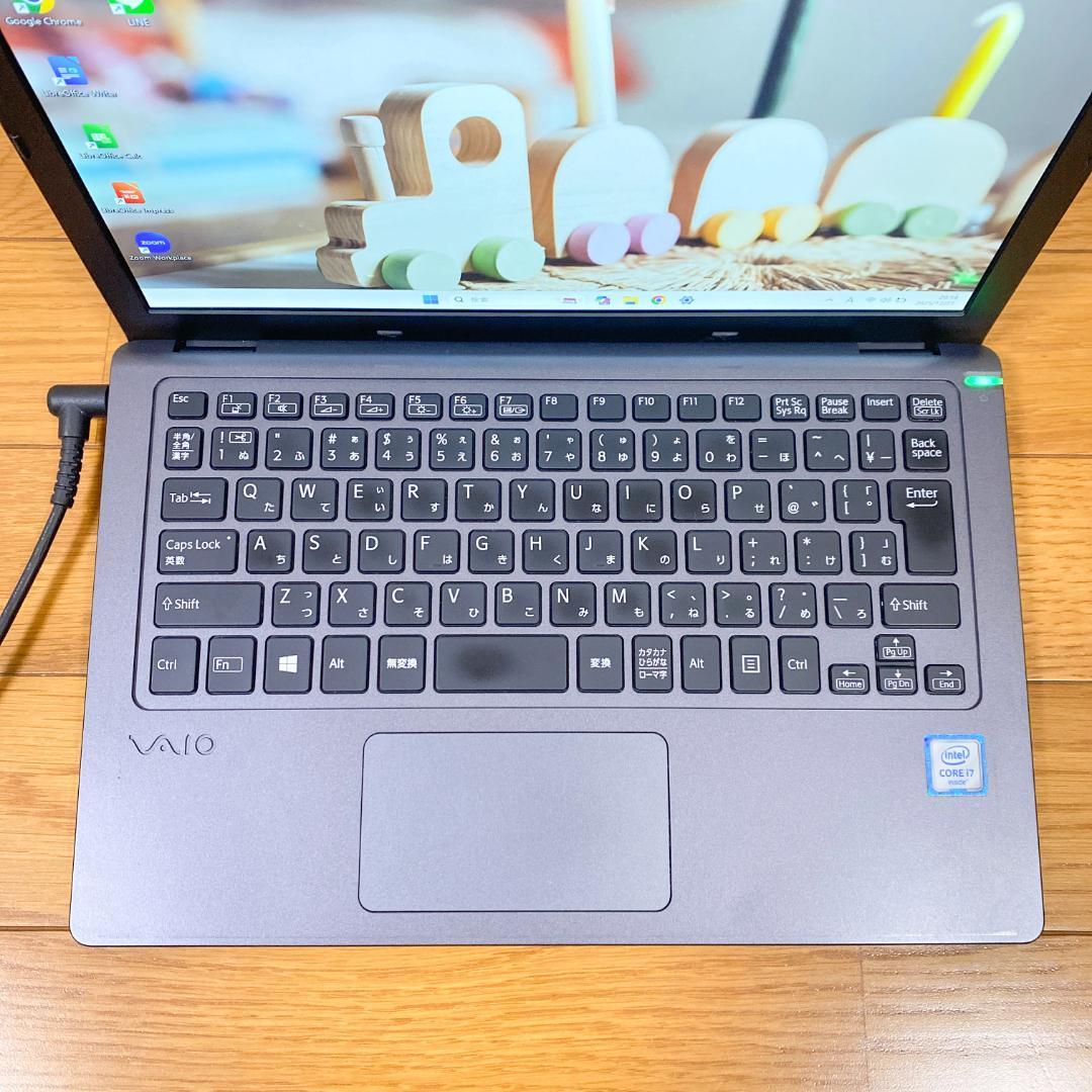 もも✨6世代i7搭載VaioノートパソコンSSD256 メモリ8 カメラ