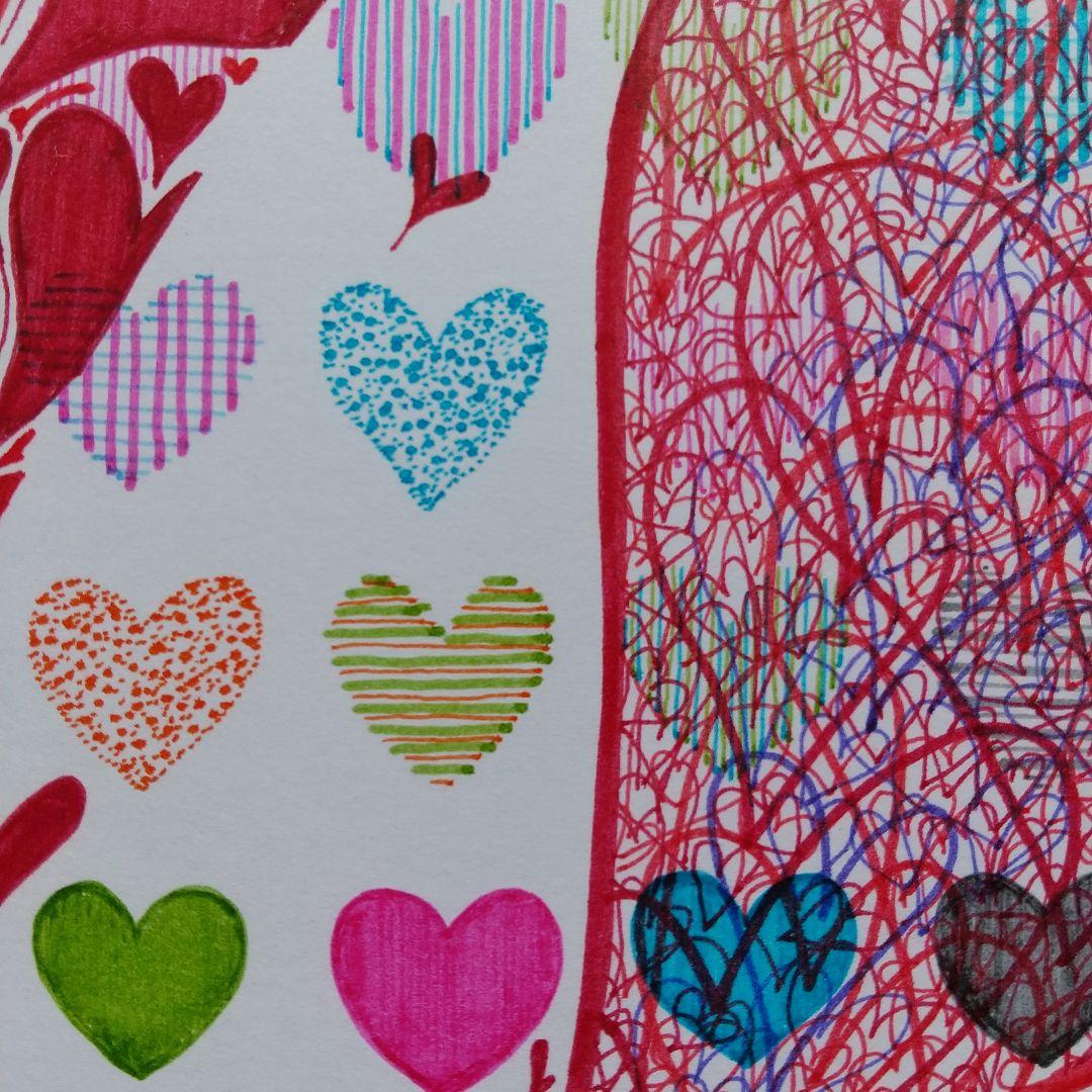 原画「浮遊するheart」