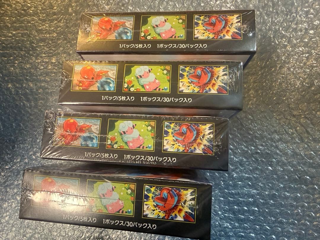 新品未開封★シュリ付★ポケモンカードゲーム★ニンジャスピナー★４BOX★