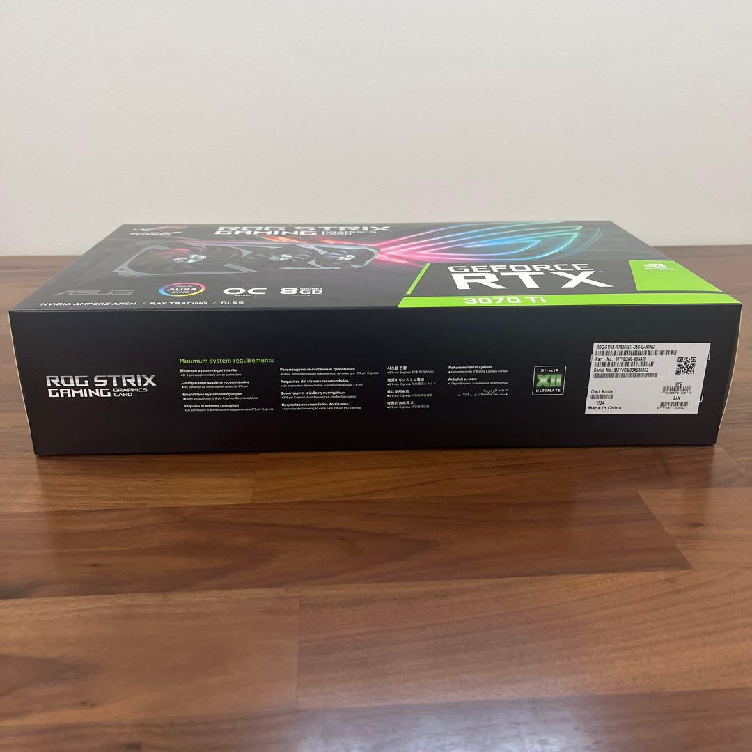 グラフィックボード・グラボ・ビデオカード ASUS ROG Strix NVIDIA GeForce RTX 3070Ti