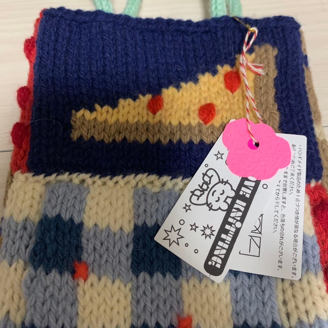 山下ひとなつさん⭐︎ピザモチーフ ニットトートバッグ