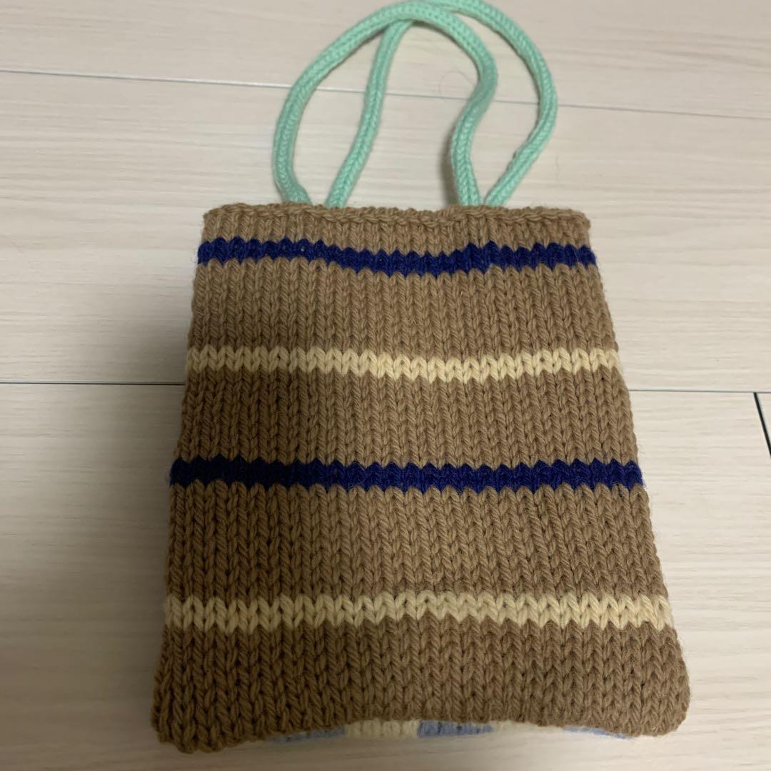 山下ひとなつさん⭐︎ピザモチーフ ニットトートバッグ