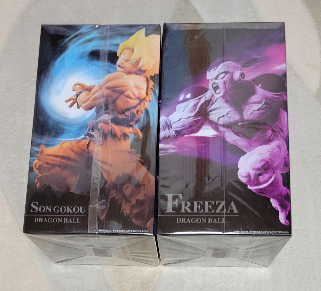 一番くじ　ドラゴンボール　超戦士列伝　 C賞　孫悟空　D賞　フリーザ　フィギュア