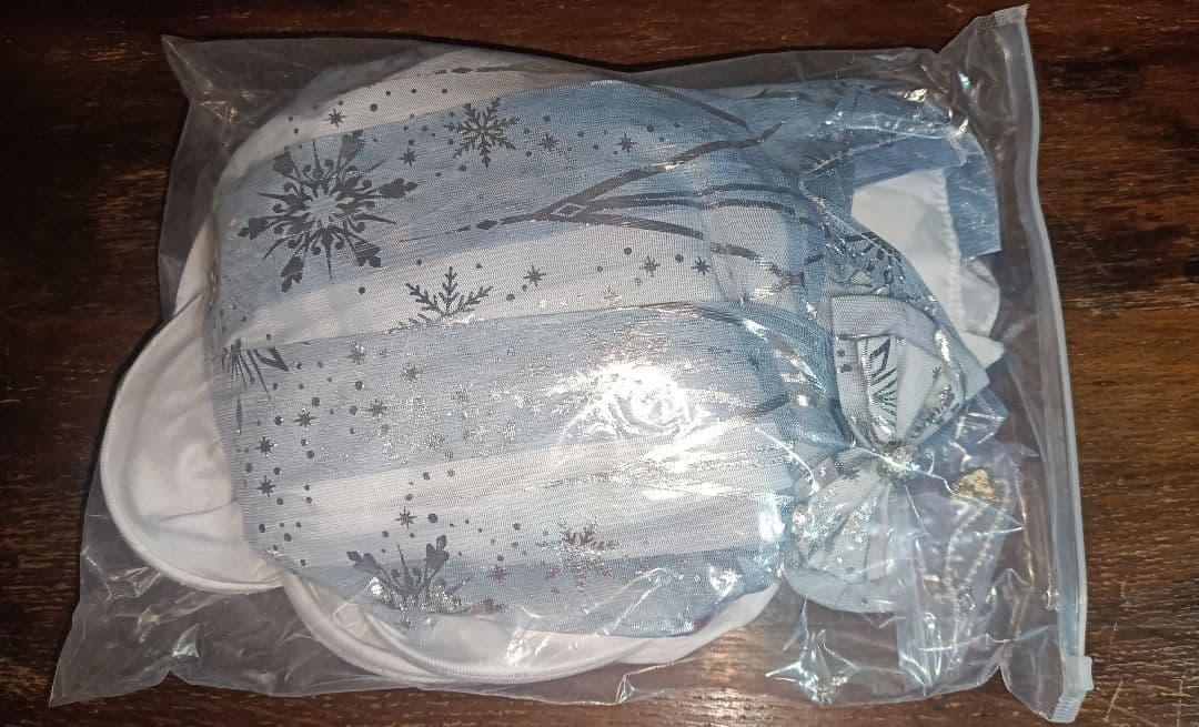 1/3 60cm SD DD向け 雪花柄 ドール用衣装 ドレスセット