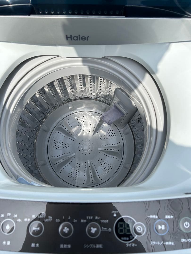 2018年式　Haier 5.5kg洗濯機JW-C55A-W 【引き取り限定】