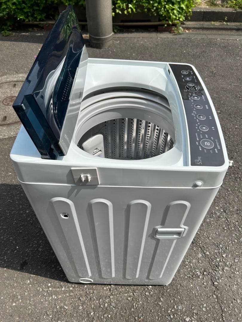 2018年式　Haier 5.5kg洗濯機JW-C55A-W 【引き取り限定】