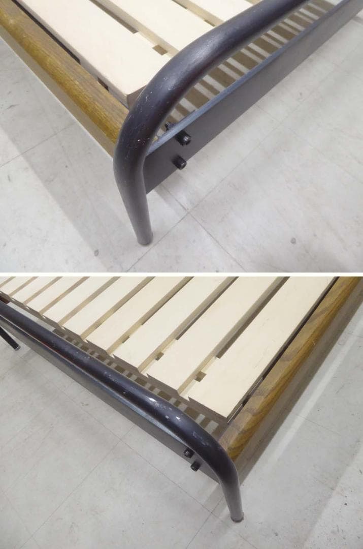 ジャーナル スタンダード ファニチャー サンク ベッドフレーム シングルサイズ