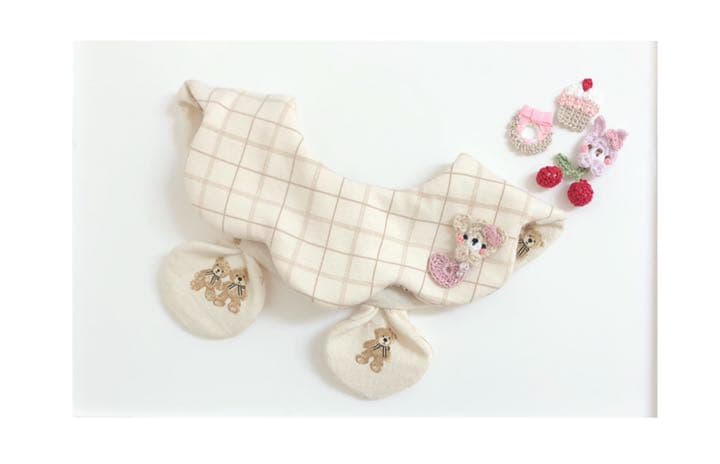 ハンドメイドスタイ　うさみみポシェット　Yu&Rinchan