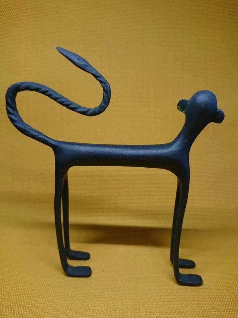 人形　銅製　ブロンズ像　彫像　置物　インテリア　工芸品　美術品　A1212