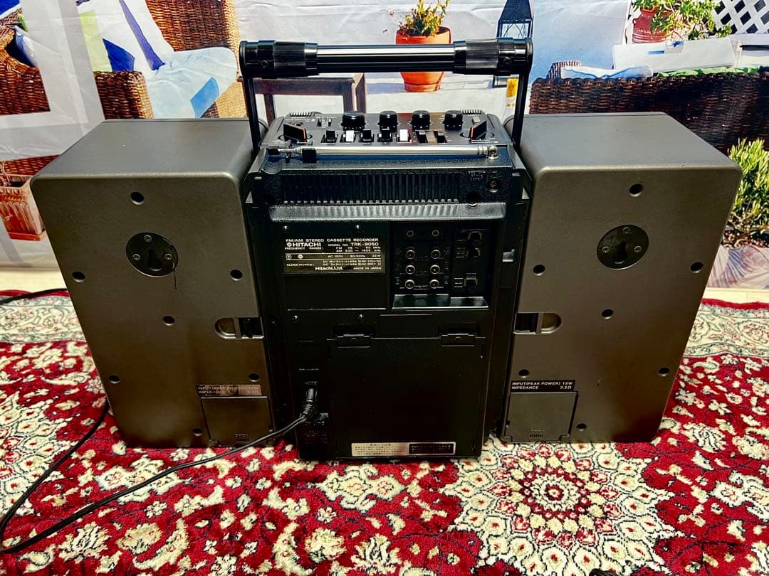 日立パーディスコ TRK-9050 ラジカセメンテナンス済み中古動作美品