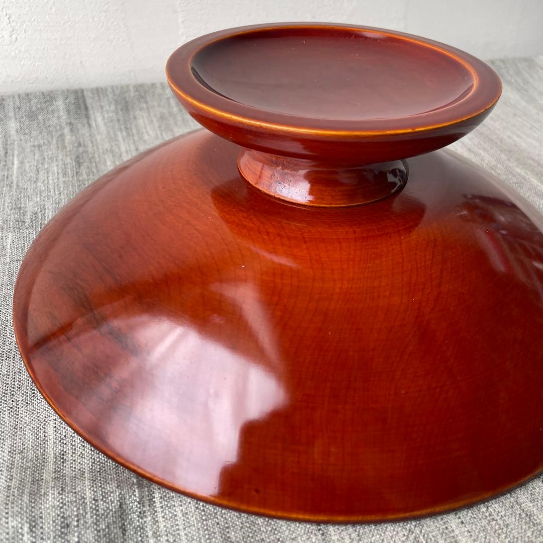 春慶塗 木製 漆器 コンポート 脚付き 菓子器 フルーツボウル