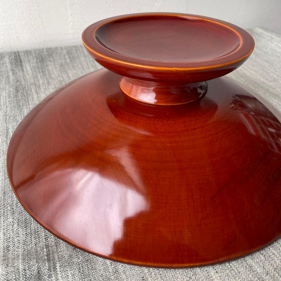 春慶塗 木製 漆器 コンポート 脚付き 菓子器 フルーツボウル