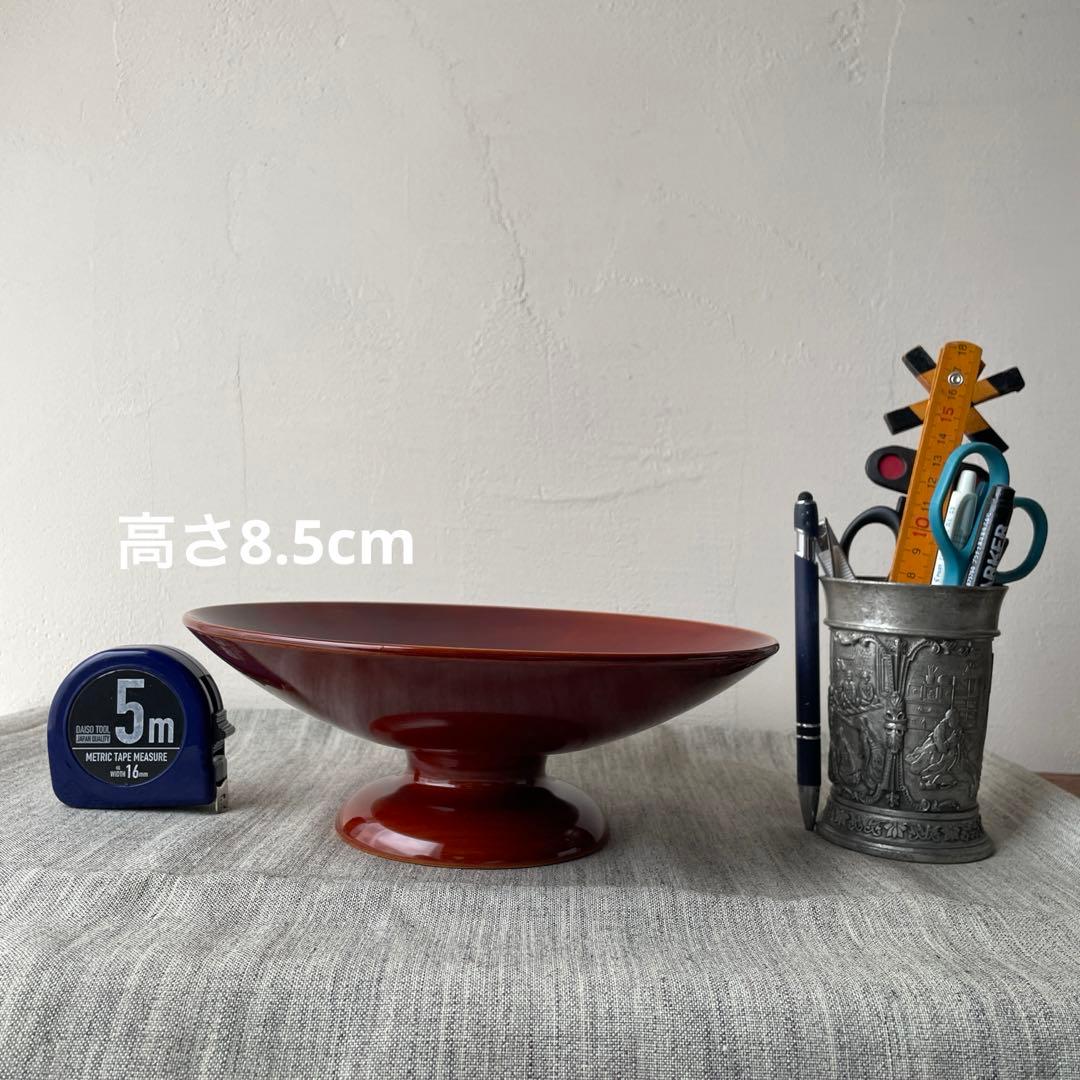 春慶塗 木製 漆器 コンポート 脚付き 菓子器 フルーツボウル