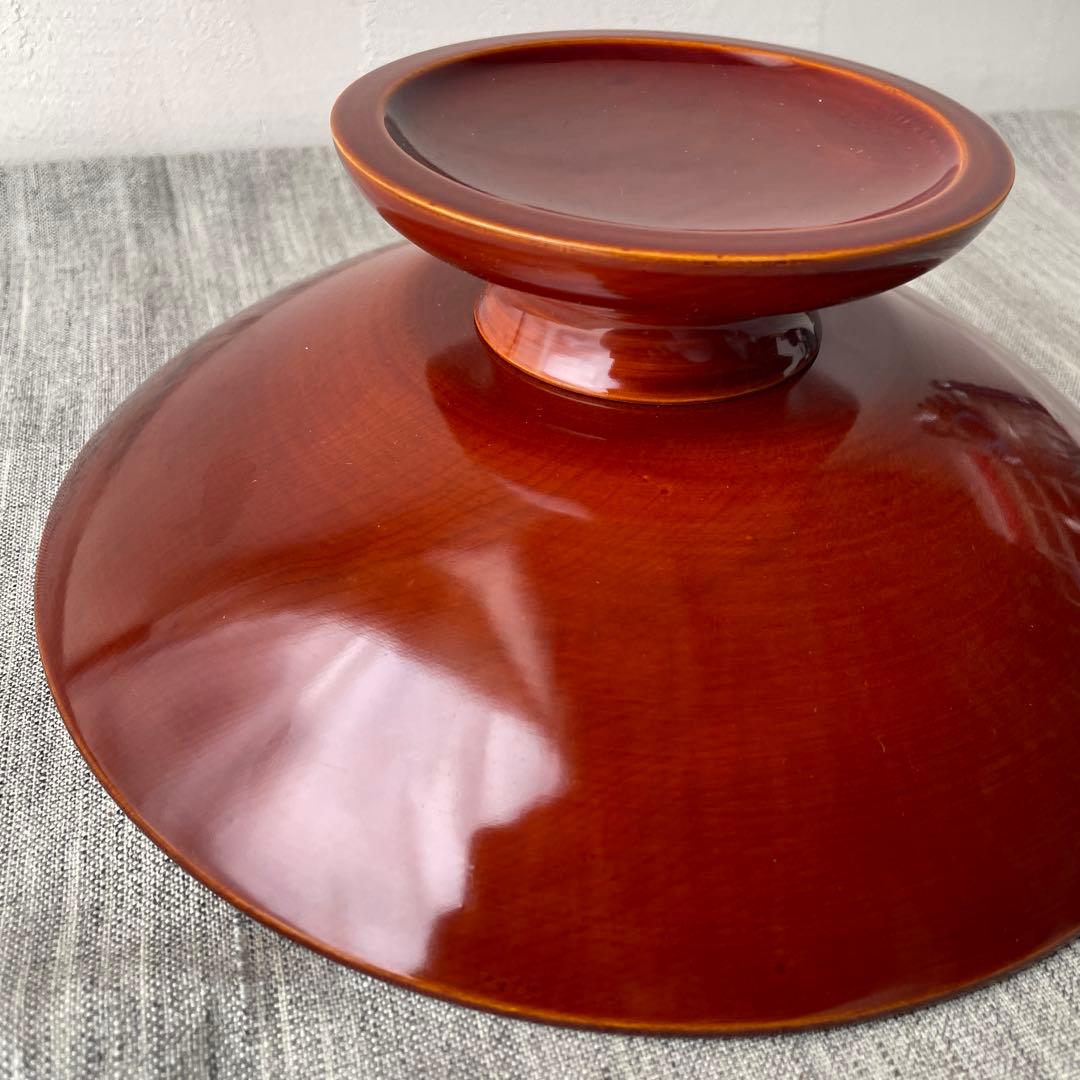 春慶塗 木製 漆器 コンポート 脚付き 菓子器 フルーツボウル