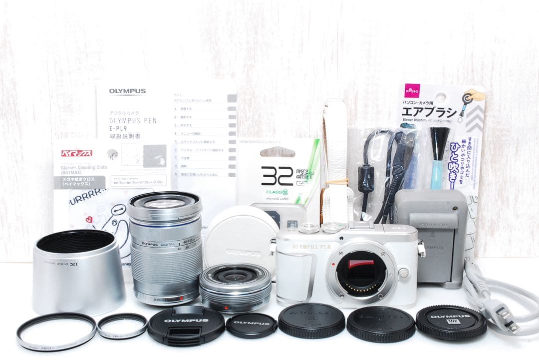 ❤️超美品❤️ショット数僅か❤️ OLYMPUS PEN E-PL9 ダブルレンズ