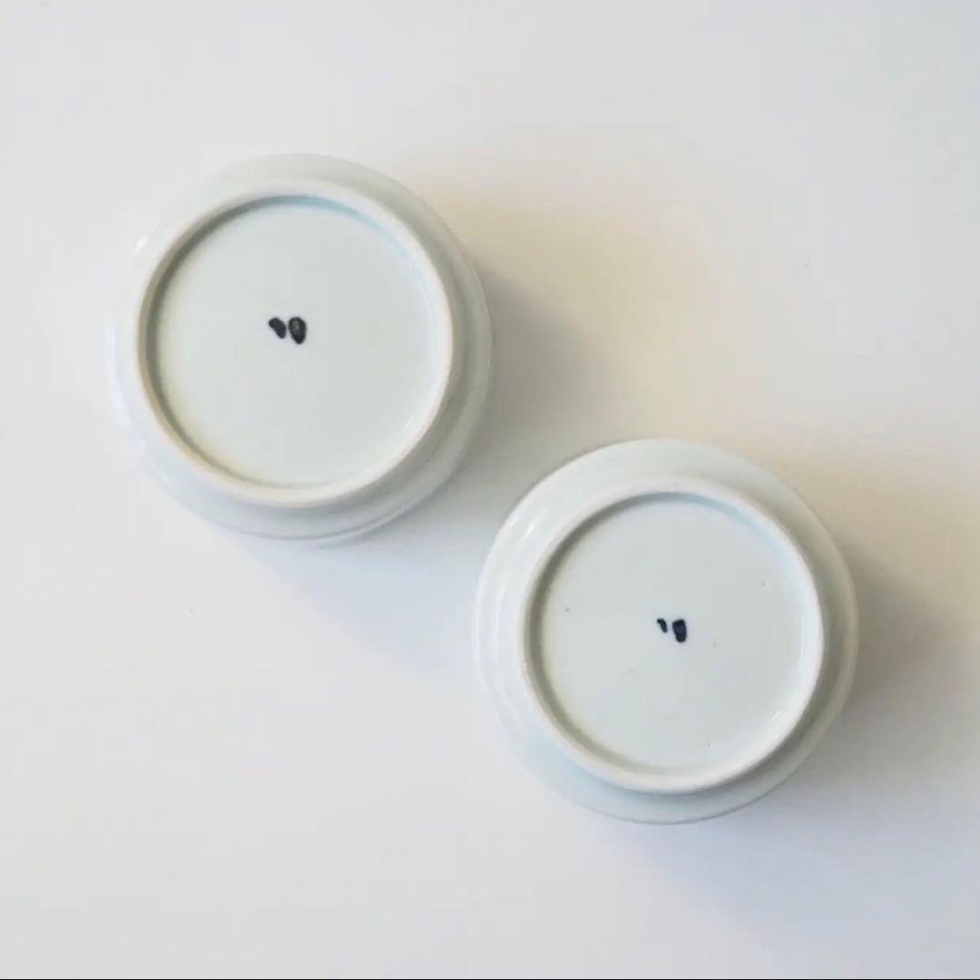 山口利枝　菊花文筒小鉢　二個セット