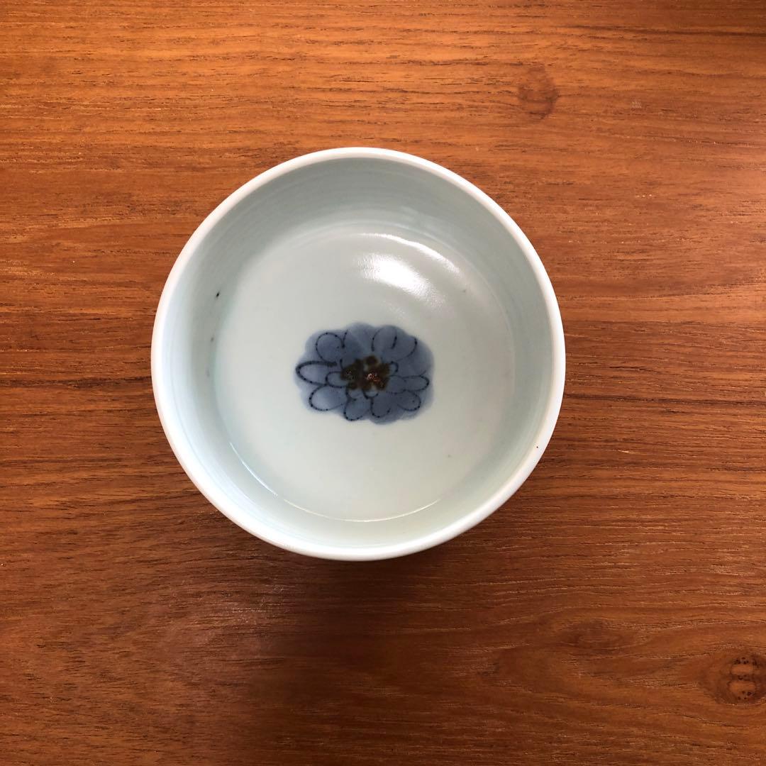 山口利枝　菊花文筒小鉢　二個セット