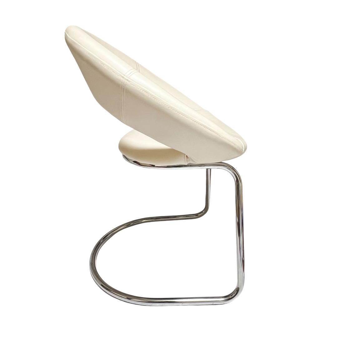 【美品】 ティアイアイ　北欧レトロ　ラウンドチェア　円形椅子 デザインチェア