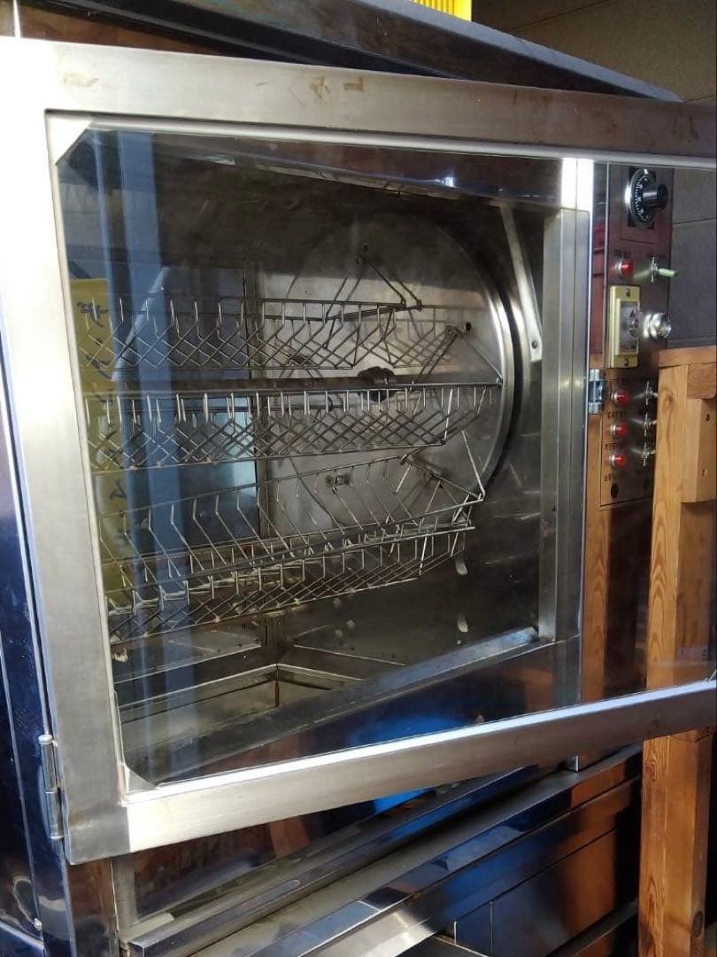 ロティサリーオーブン　大型 スチームオーブン ステンレス製