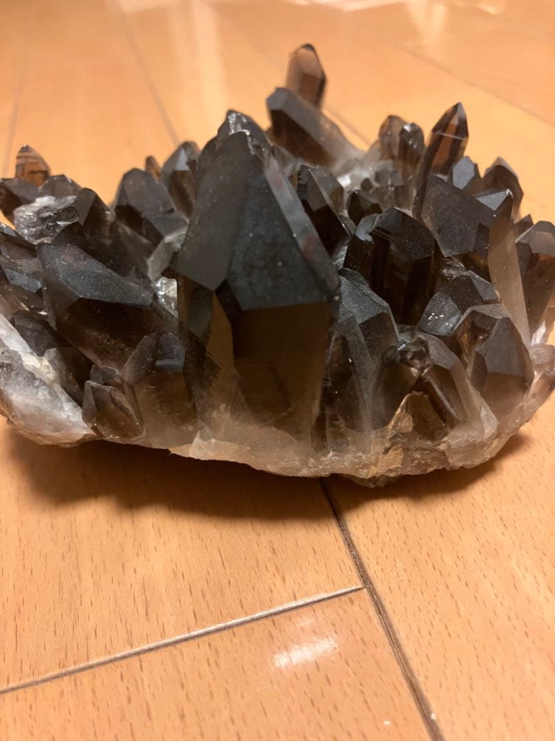 アーカンソー産スモーキークォーツ　両面クラスター