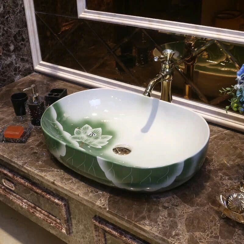 洗面ボール 陶器 手水鉢  手洗器 手洗い鉢 洗面器 蛇口