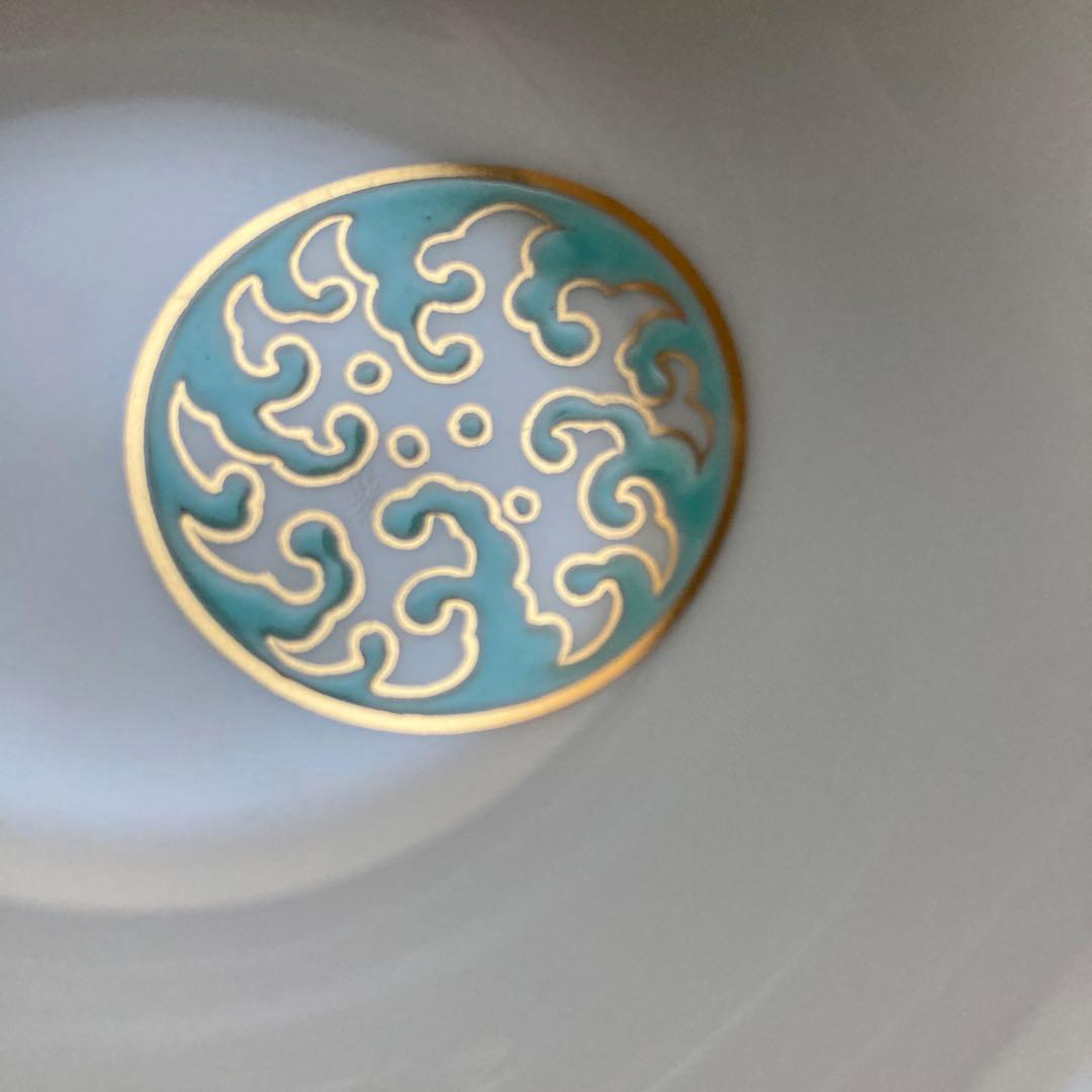 深川製磁　寿赤絵　八寸皿　小皿揃