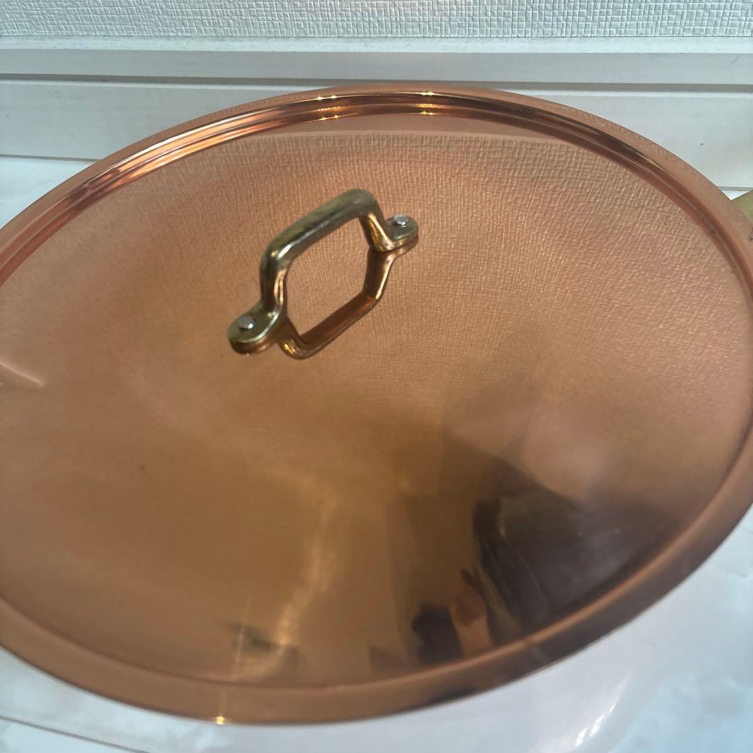 フライパン 銅製　片手鍋　約17cm