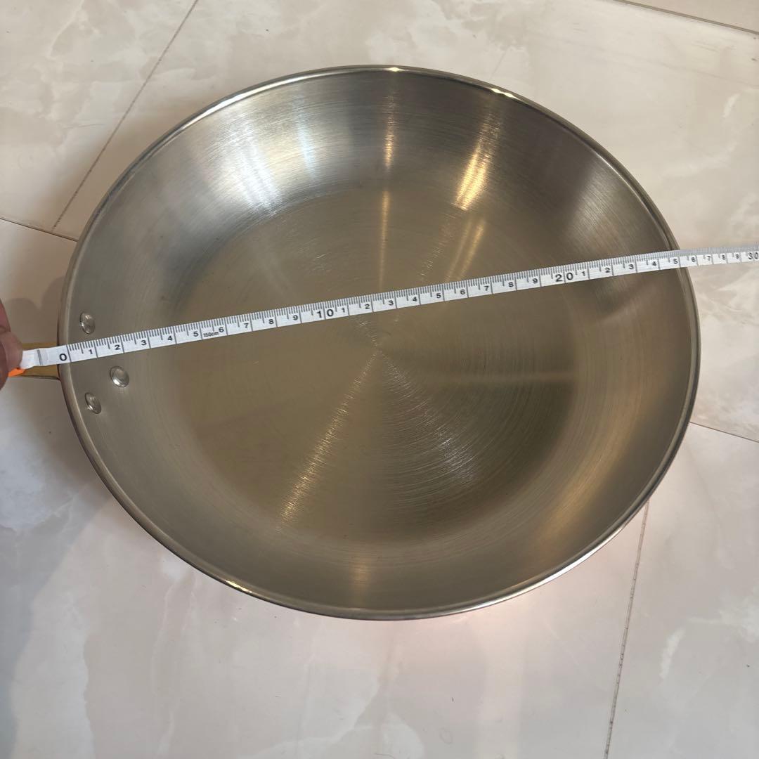 フライパン 銅製　片手鍋　約17cm