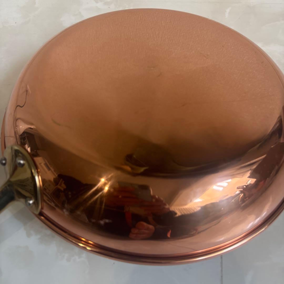 フライパン 銅製　片手鍋　約17cm