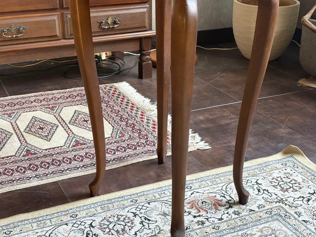 karimoku カリモク　猫脚　クラシック　花台　トールコンソール　IG