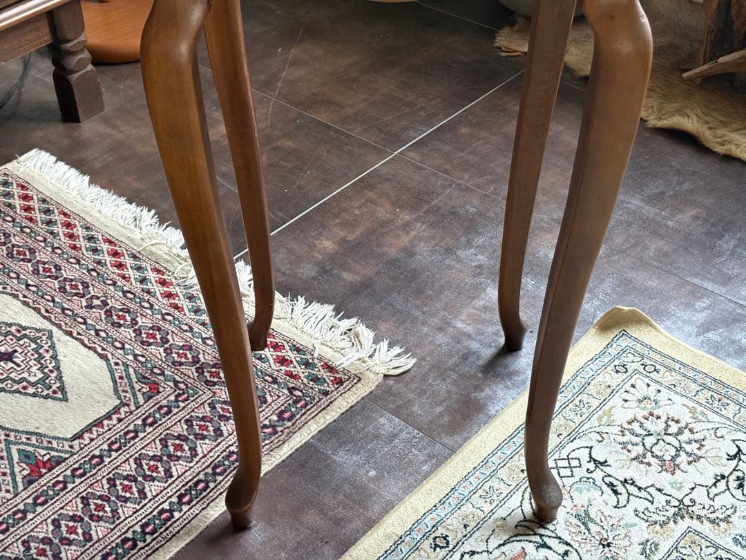 karimoku カリモク　猫脚　クラシック　花台　トールコンソール　IG