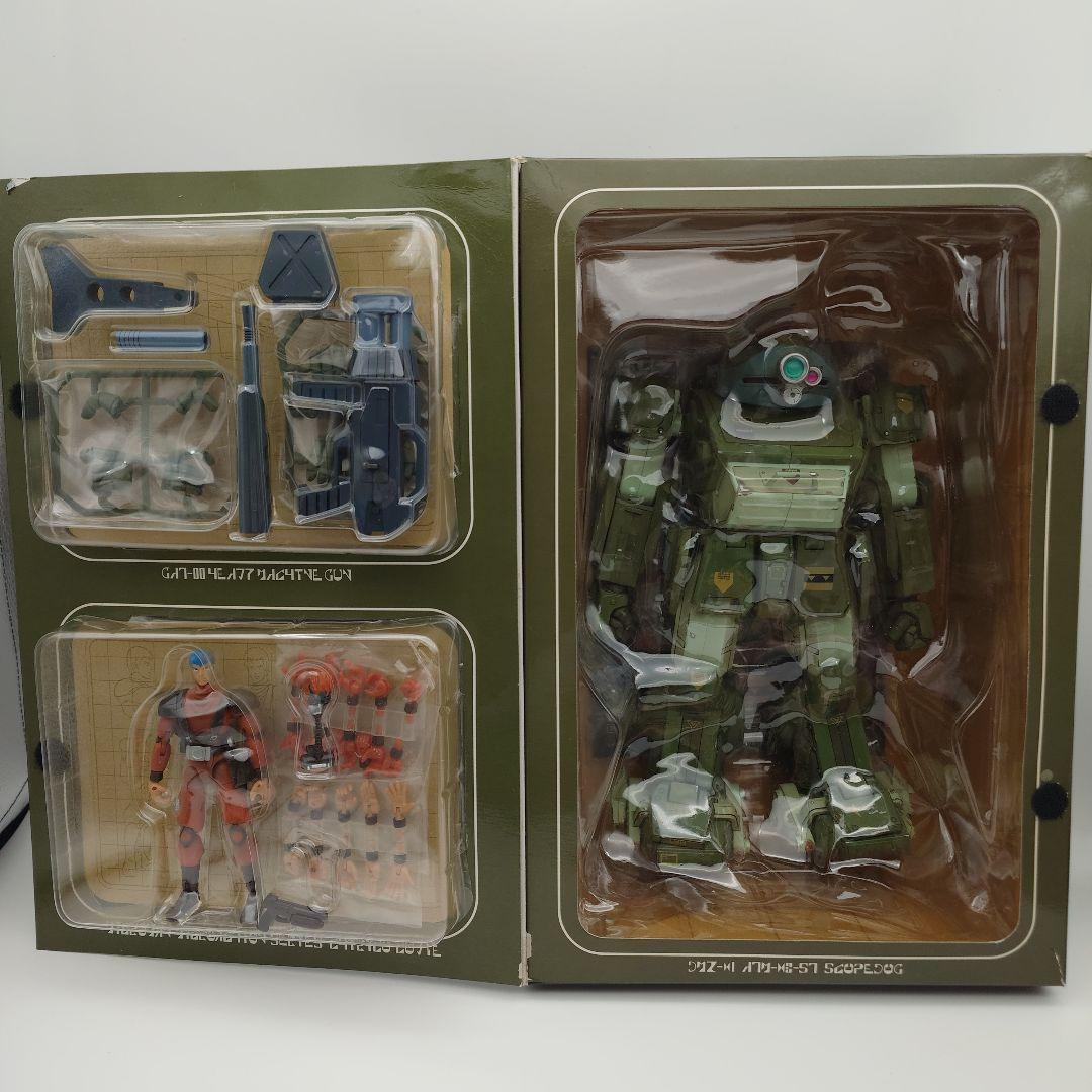 【開封済中古美品】 1/18 スコープドッグwithキリコ・キュービィー