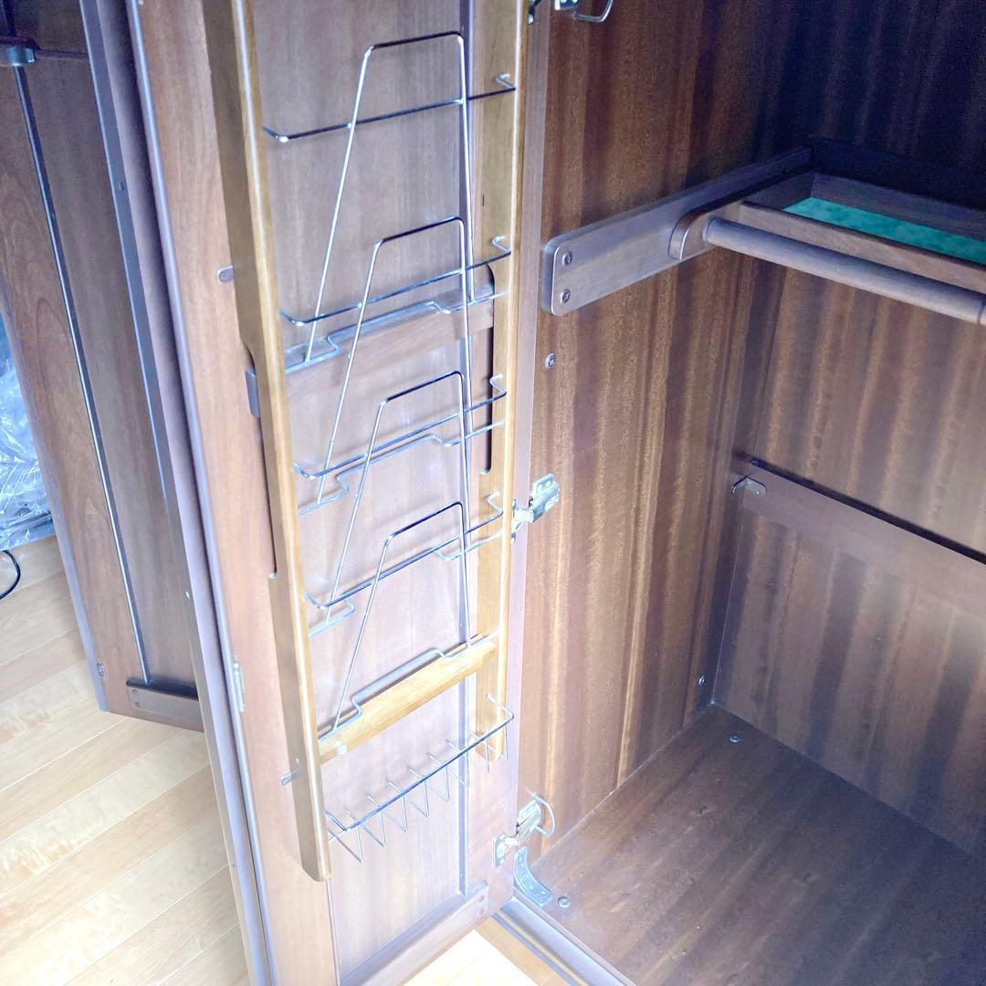 クスノキ 洋服タンス 3枚扉 家具 箪笥 天然木 楠③