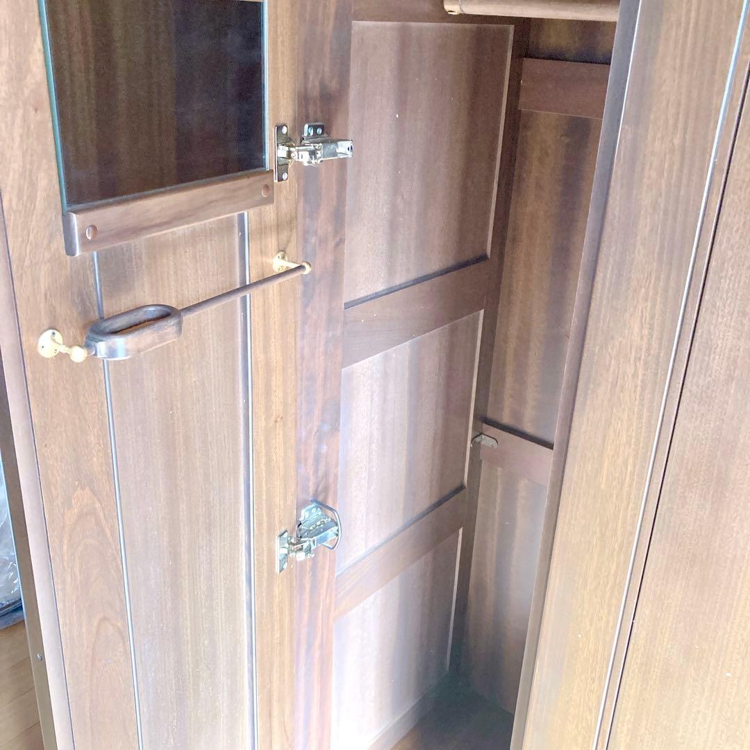 クスノキ 洋服タンス 3枚扉 家具 箪笥 天然木 楠③